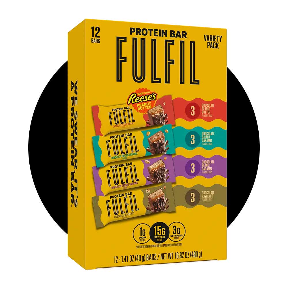 best sellers varitey pack of assorted fulfil protein bars