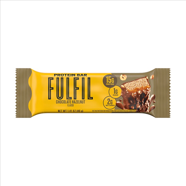 standard fulfil chocolate hazelnut flavor protein bar