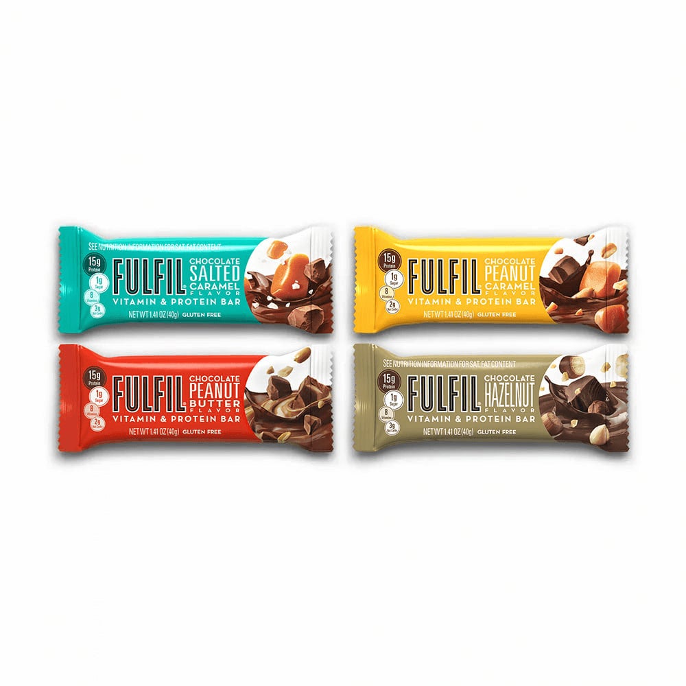 FULFIL Best Sellers Variety Pack Protein Bars, 1.41 oz, 12 count box
