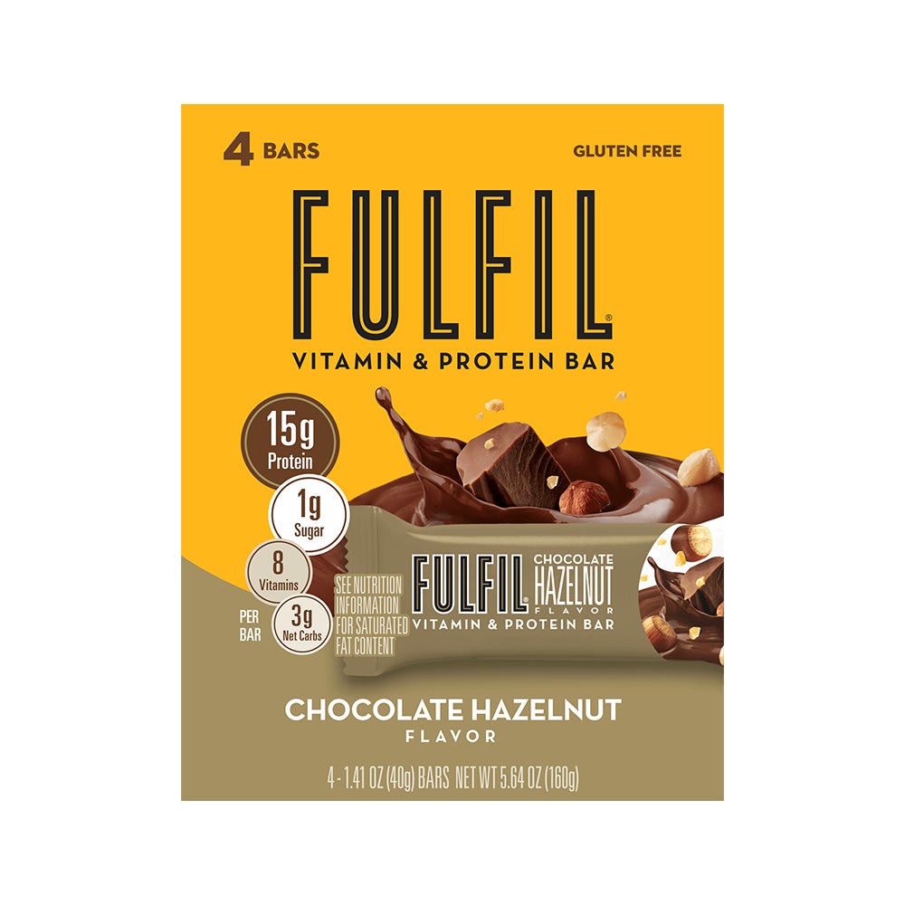 FULFIL Best Sellers Variety Pack Vitamin & Protein Bars, 1.41 oz, 12