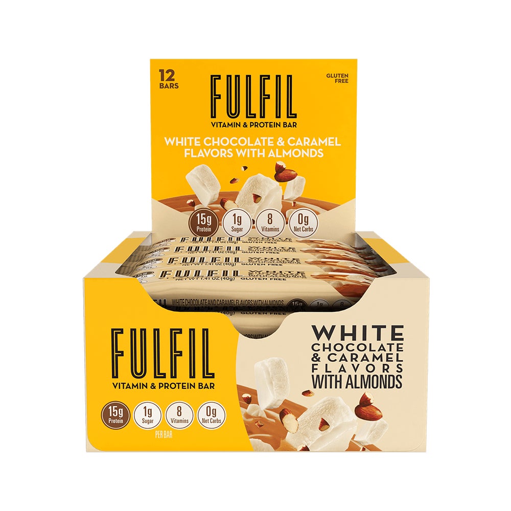 FULFIL White Chocolate Caramel with Almonds Flavor Vitamin & Protein